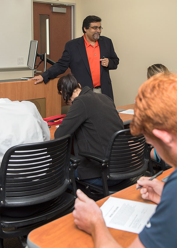 Sanjay Mehta in the classroom