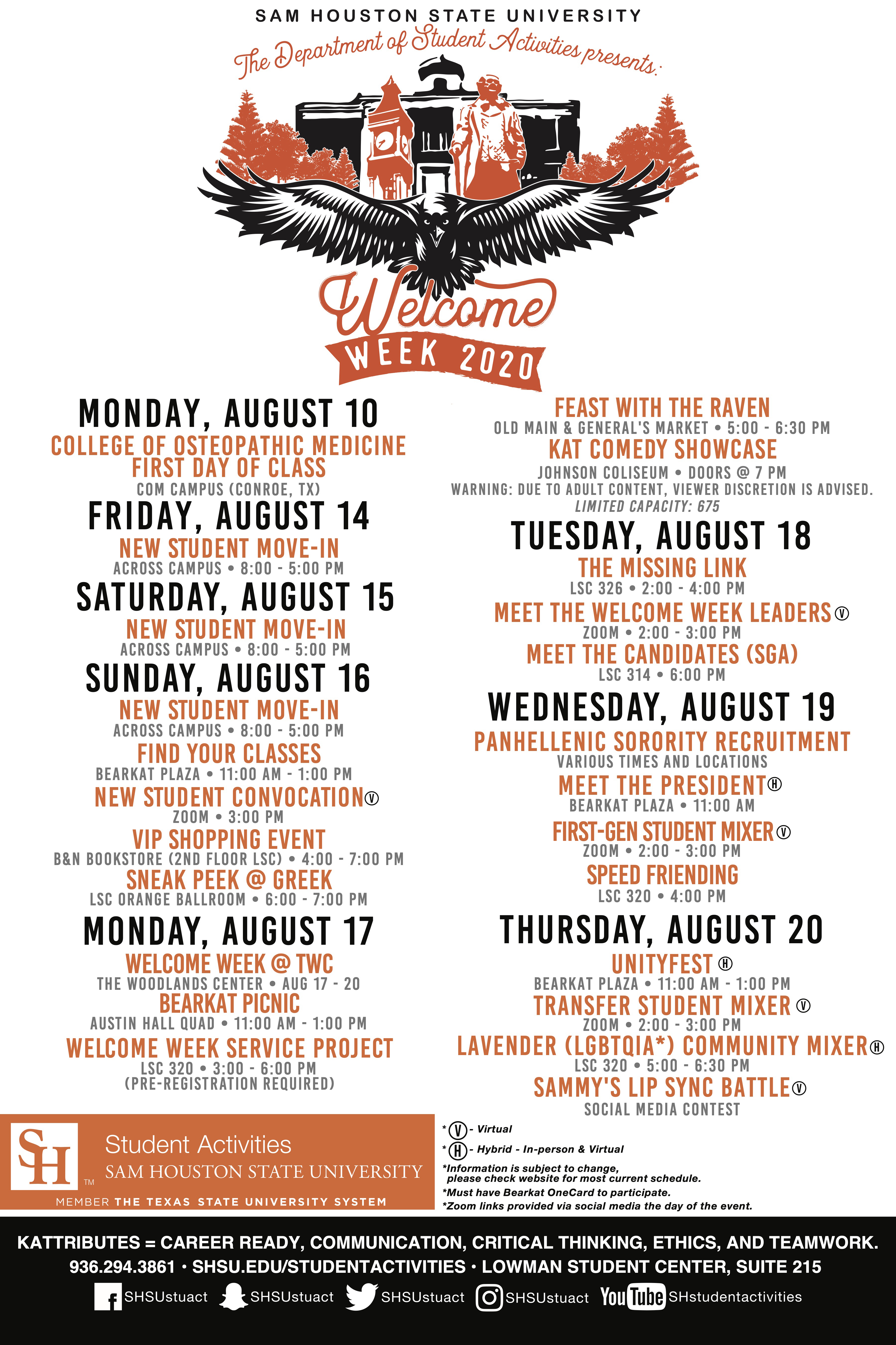 Shsu Finals Schedule Fall 2025