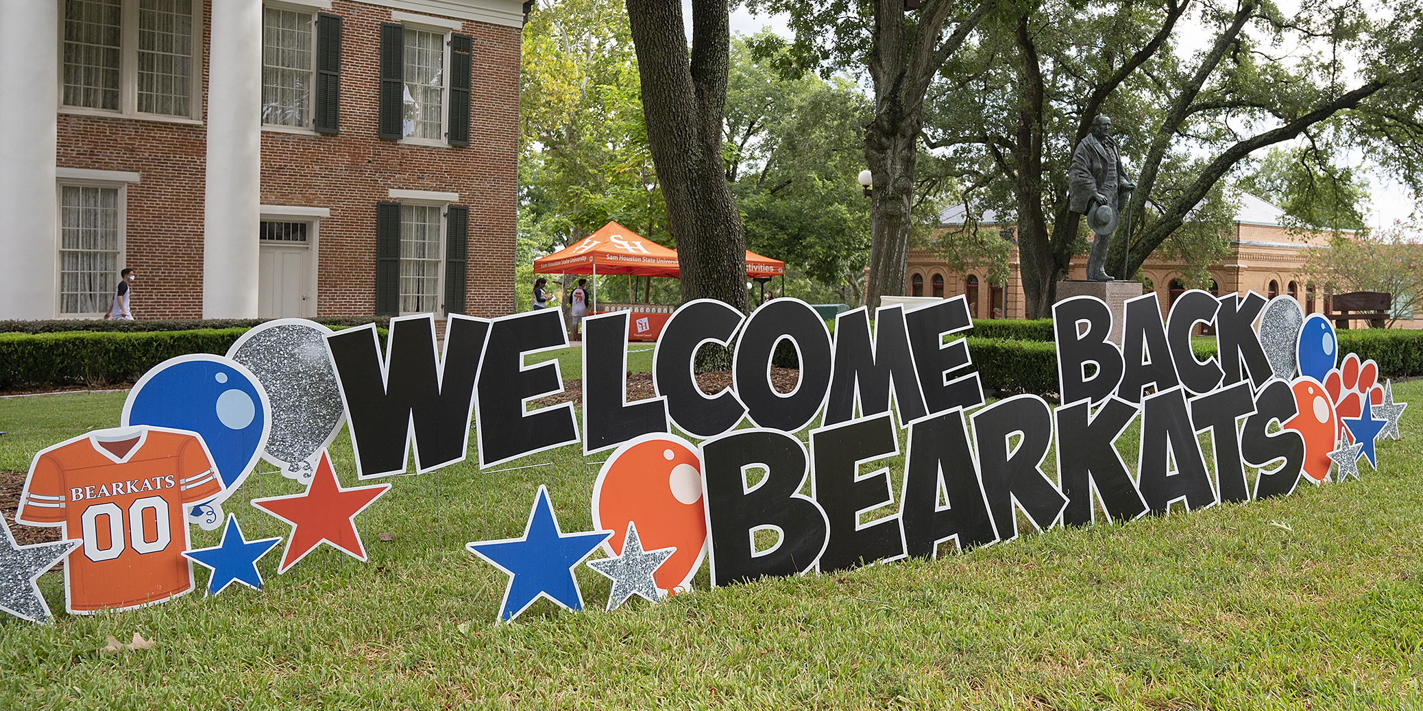 Yard Sign outside Austin Hall