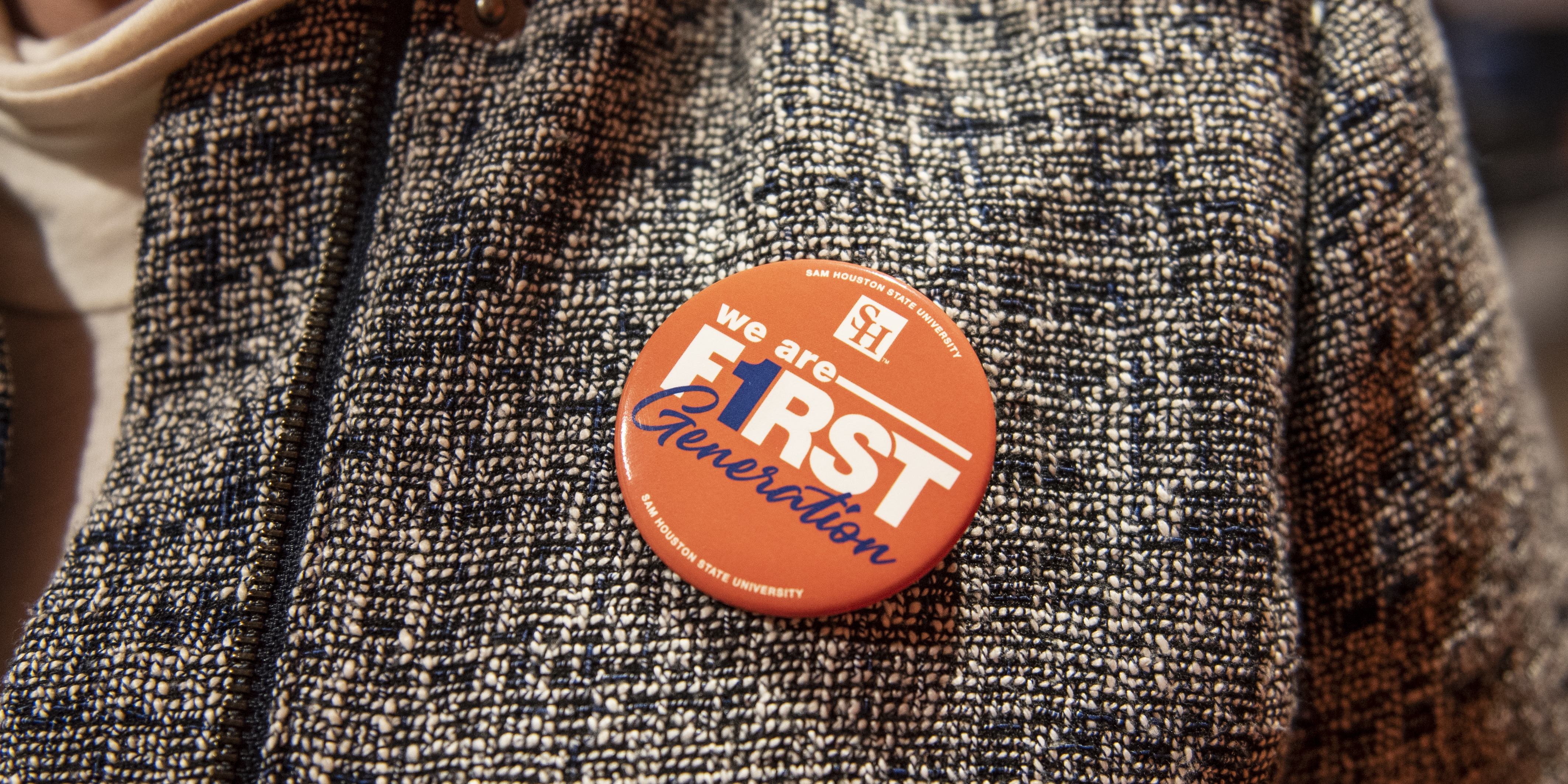 First-Gen Button on Shirt