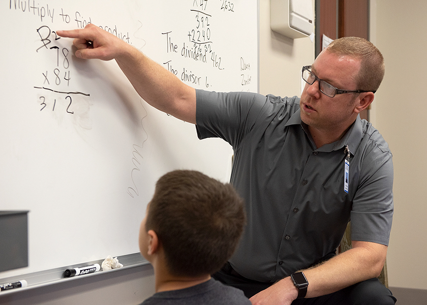 Bearkat Student Teacher giving lesson