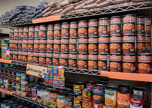 Food Pantry Shelves