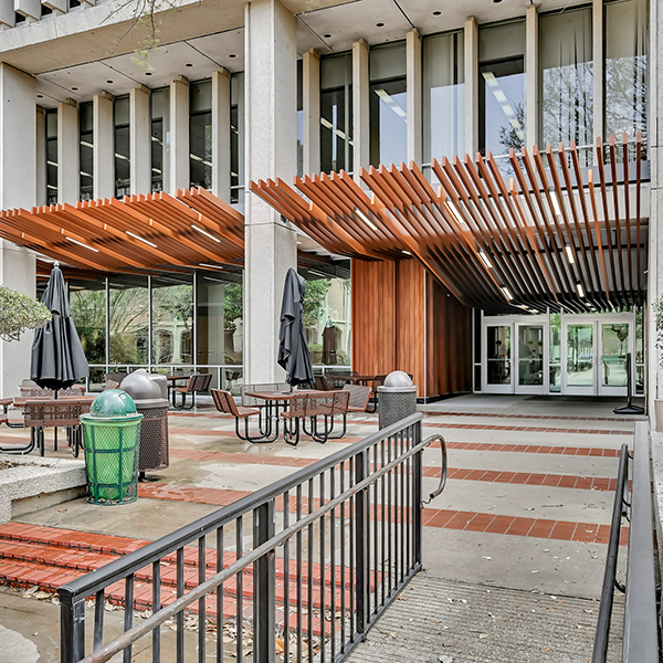 Newton Gresham Library Entrance