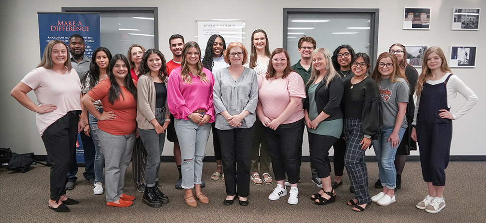 Charles Butt Scholars with Dr. Stewart