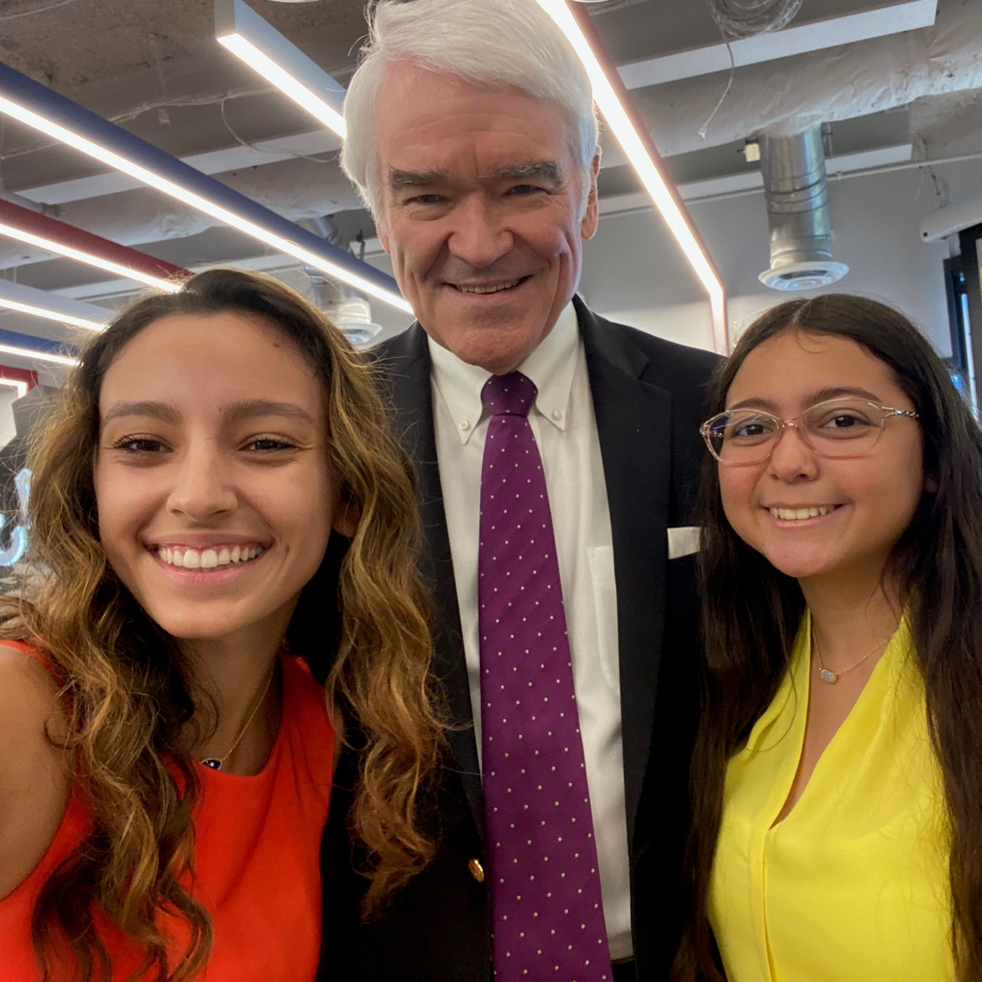 Yvette Mendoza, Chief Justice Nathan Hecht, Jessica Cuevas