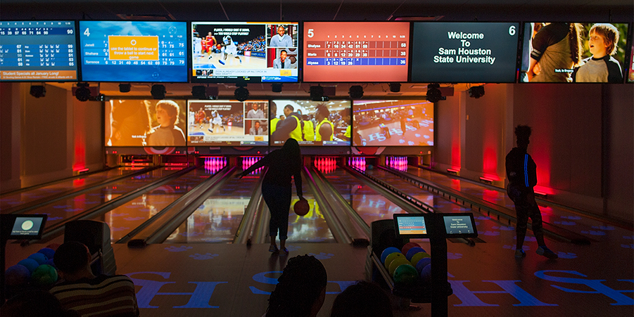 Kat Klub's eight-lane bowling alley