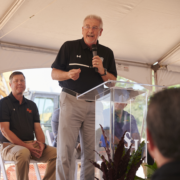 SHSU Breaks Ground On Beckner Tennis Center