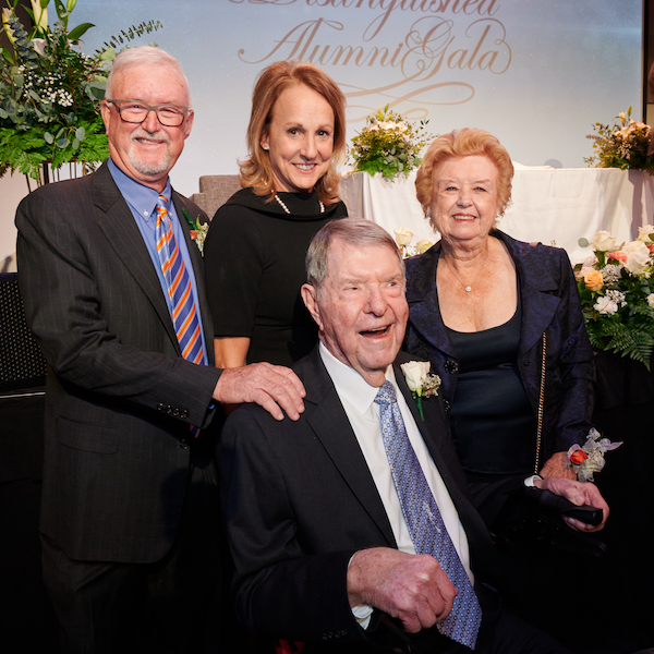 Byron, Charlene, Winnie and Joe Sandel received the Lifetime Achievement award.