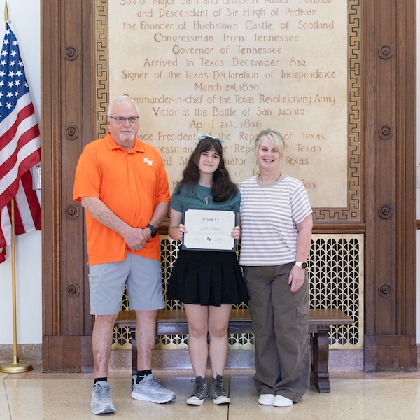 SHSU Students Recognized for Heroic Response
