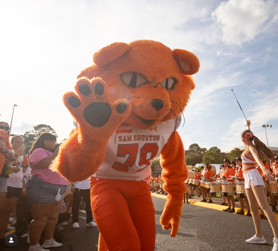 Sammy Bearkat Mascot